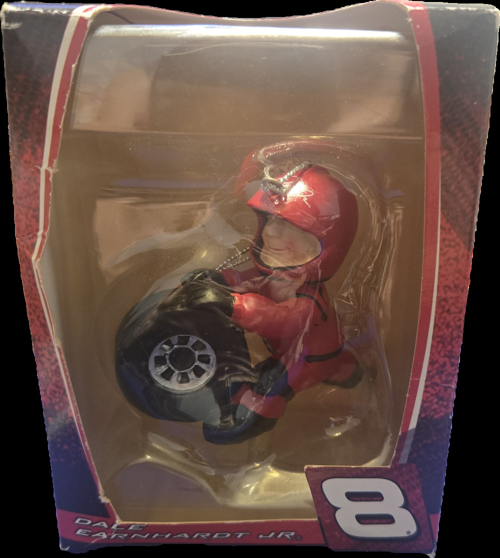 Dale Earnhardt Jr #8 Trevco Collectible Ornament NASCAR Pit Crew Figure Boxed